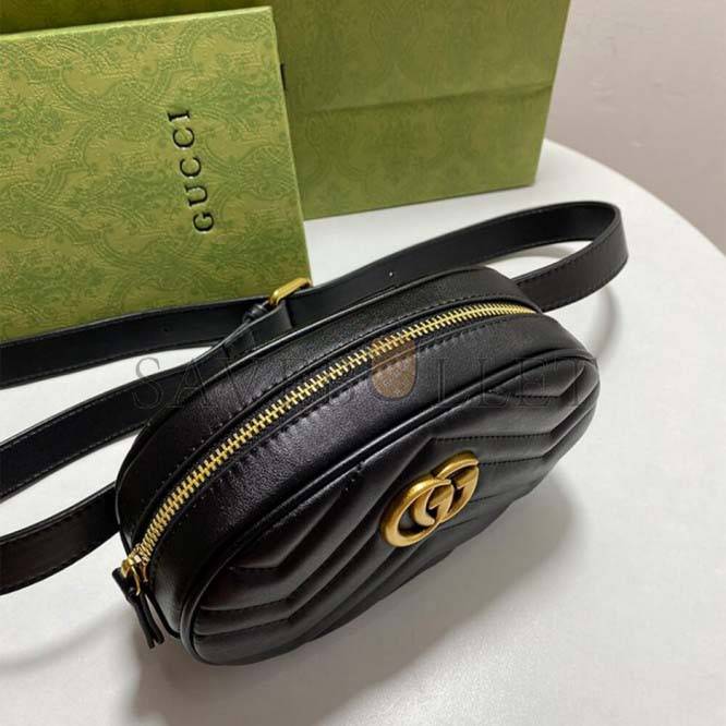 G*u*i marmont quilted leather belt bag 476434 (18*11*15cm)